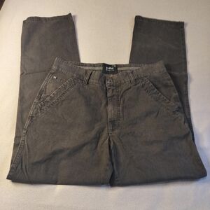 gardeur Men's Brown Straight Cotton Denim Jeans 32×31